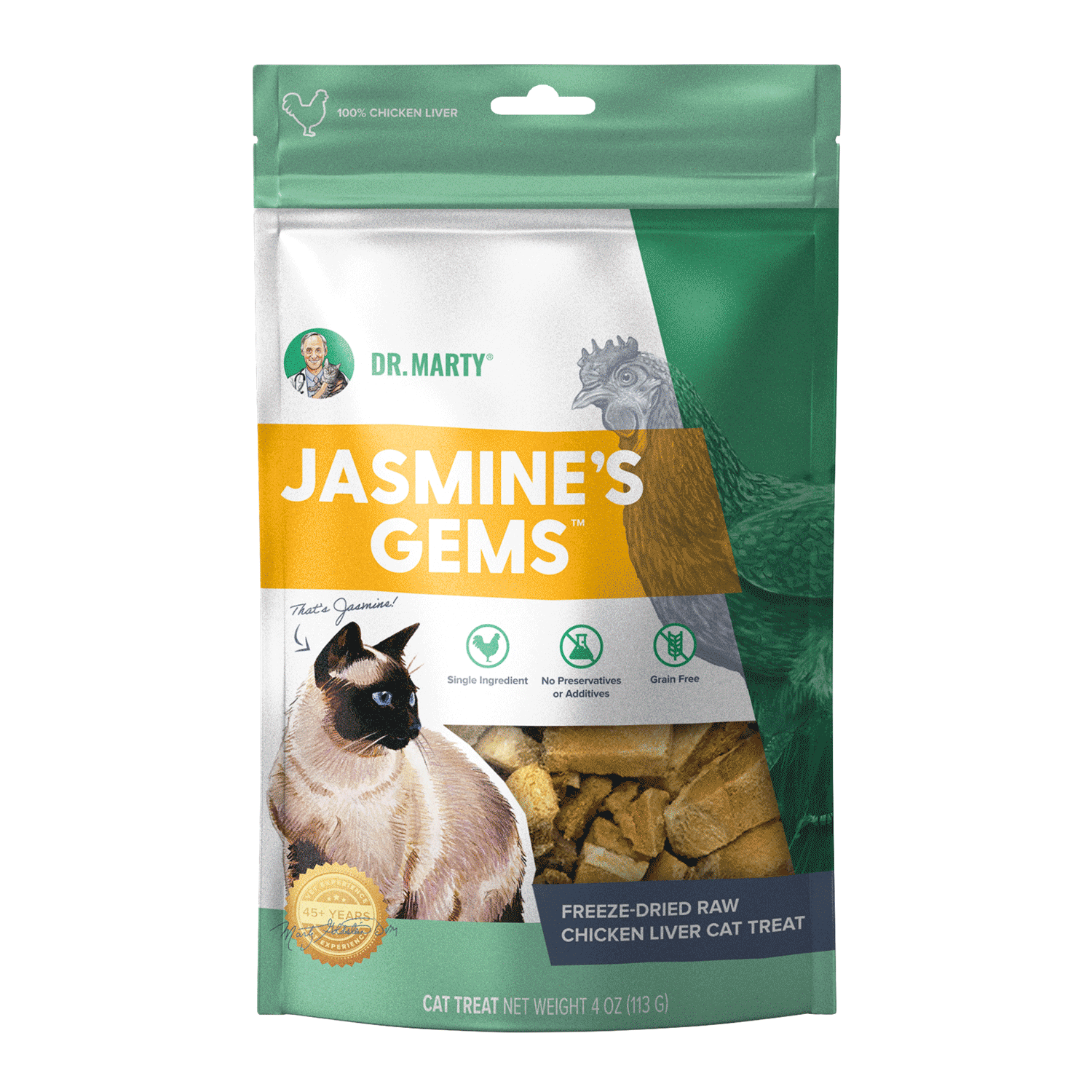Jasmine s Gems Freeze dried Raw Chicken Liver Cat Treat Dr Marty Pets Jasmine s gems freeze dried raw chicken liver cat treat dr marty pets